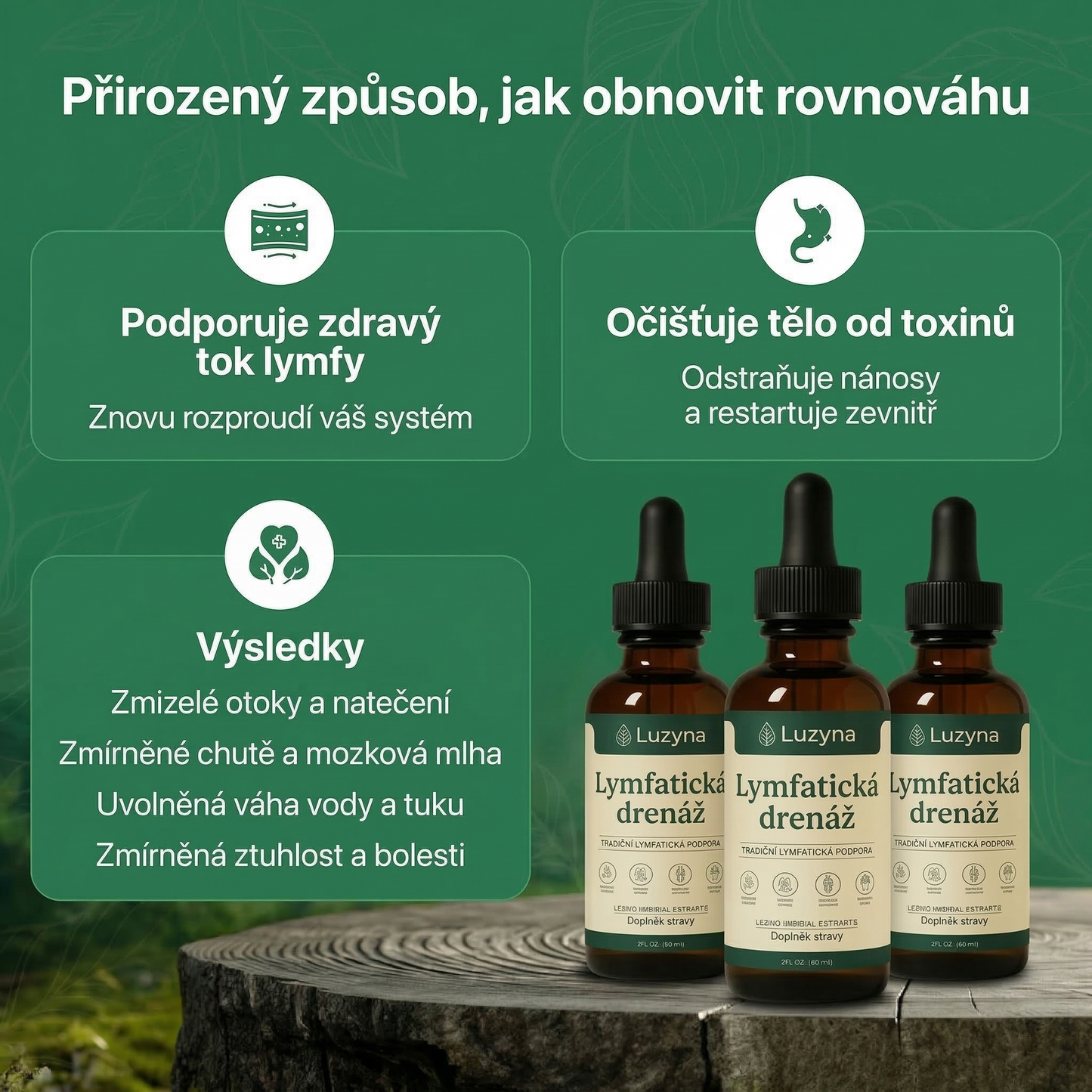 Drena+ tekutá lymfatická podpora